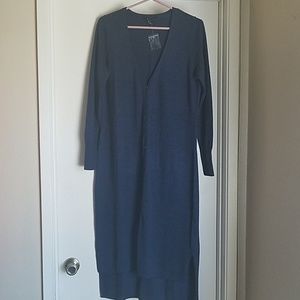 HALSTON Ladies' Duster Sweater Small Navy NWOT!!